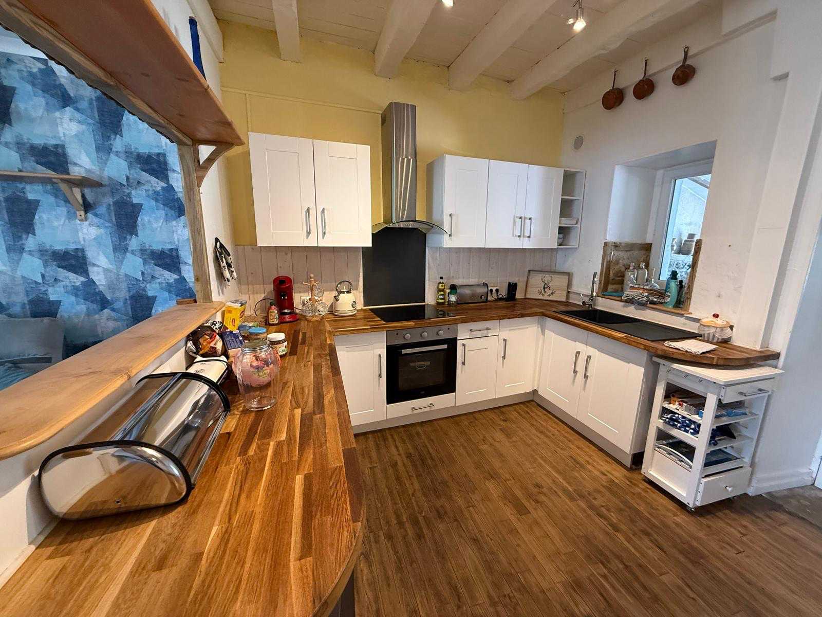 kitchen of the house in Bujaleuf