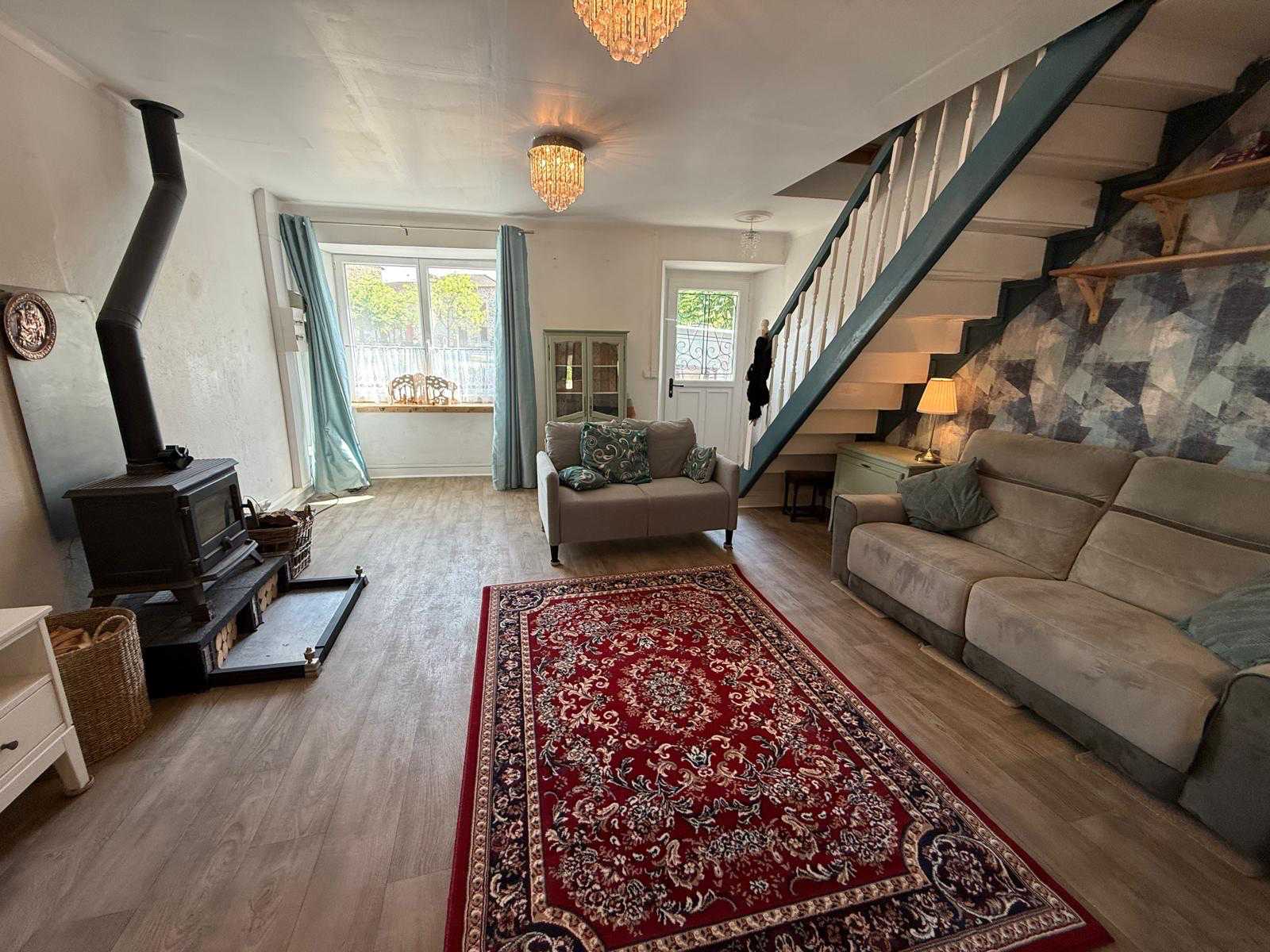 living room of the house in Bujaleuf